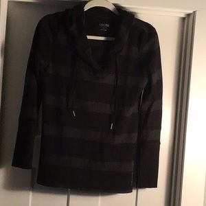 Calvin Klein women’s size L black & gray hoody
